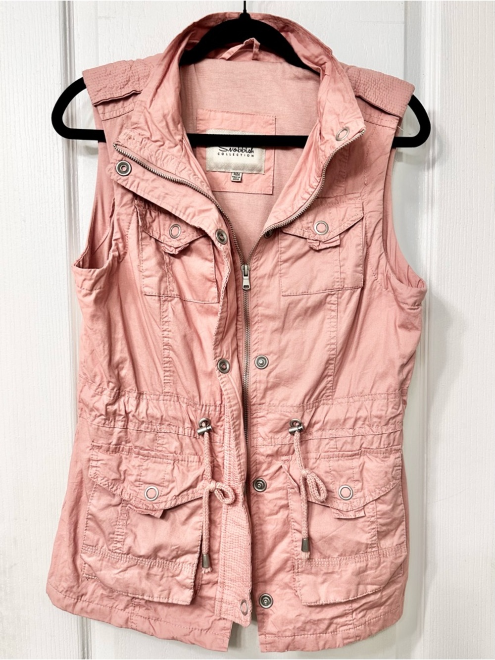 NWOT SNOBBISH COLLECTION Utility Vest Jacket - Sleeveless Zip Front